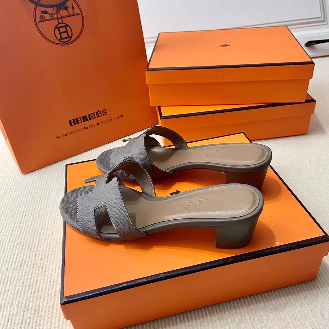 에르메스 올수공 오아시스 슬리퍼 샌들 앱송 37